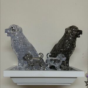 Crystal Puzzle Dogs, 2 sets